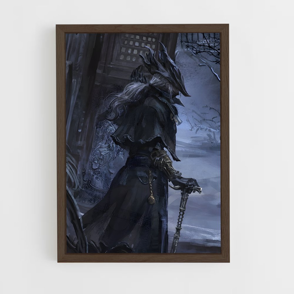 Poster Bloodborne hunter (vue 5)